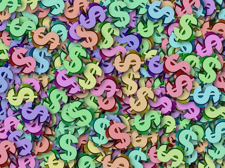 May be an illustration of money and text